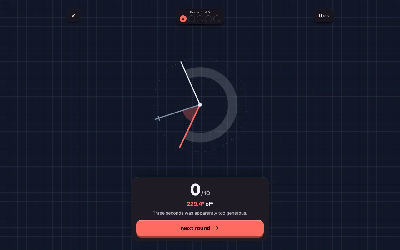 Screenshot of Angled — a game like Wordle