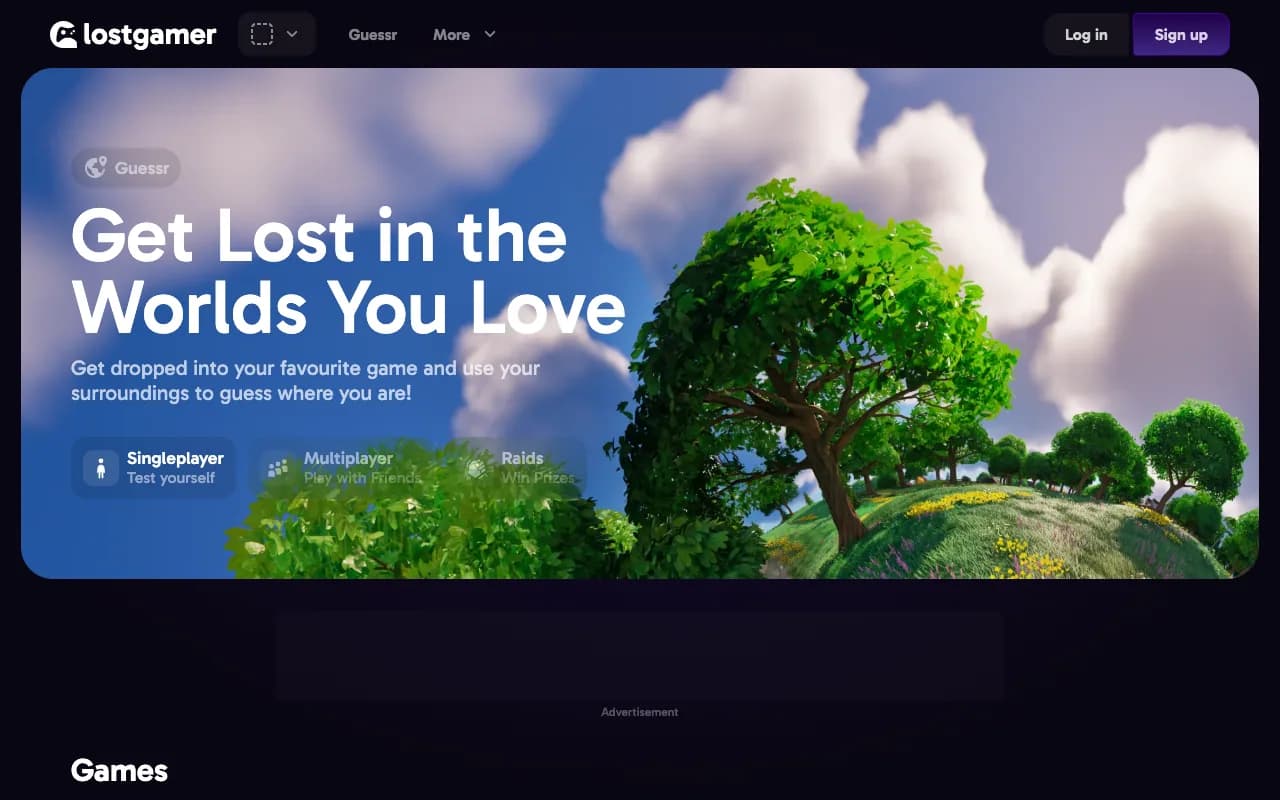 Screenshot of Lostgamer — a game like Wordle