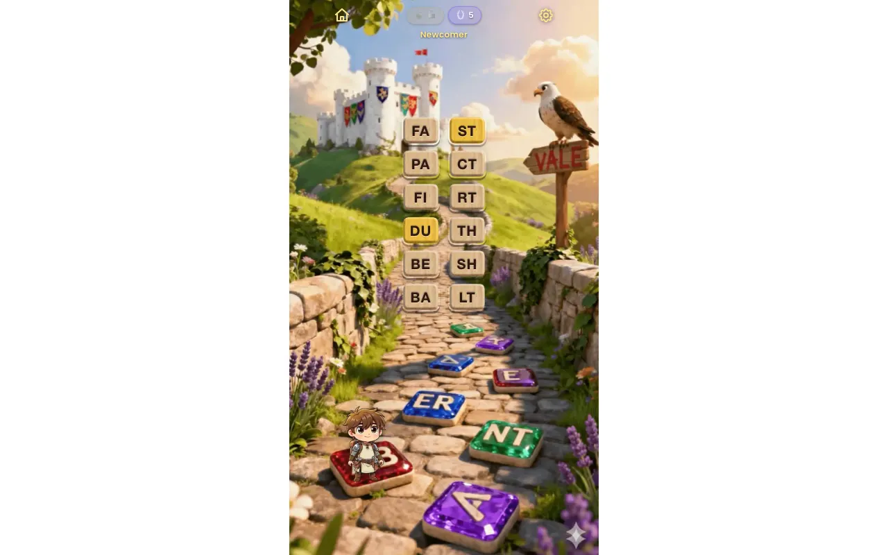 Screenshot of Epic Words — a game like Wordle