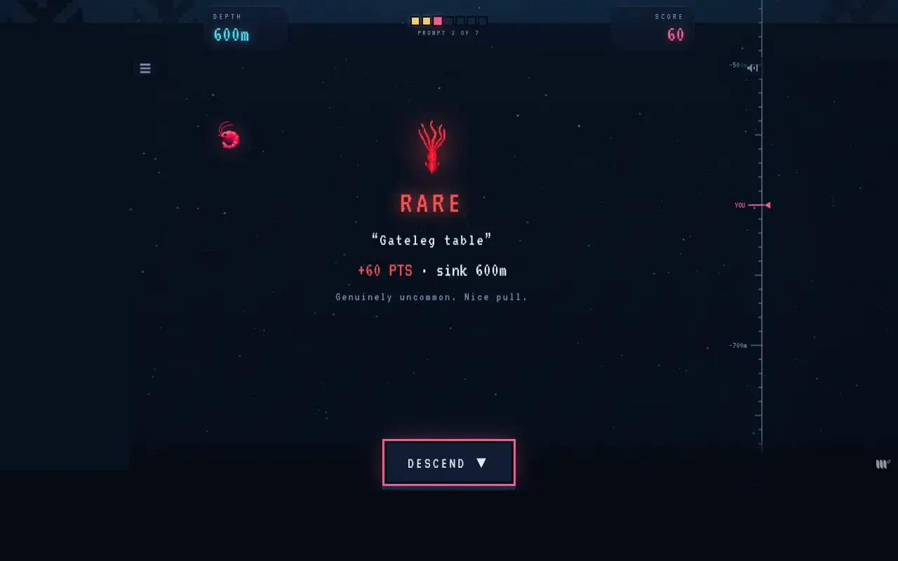 Screenshot of Krillion — a game like Wordle
