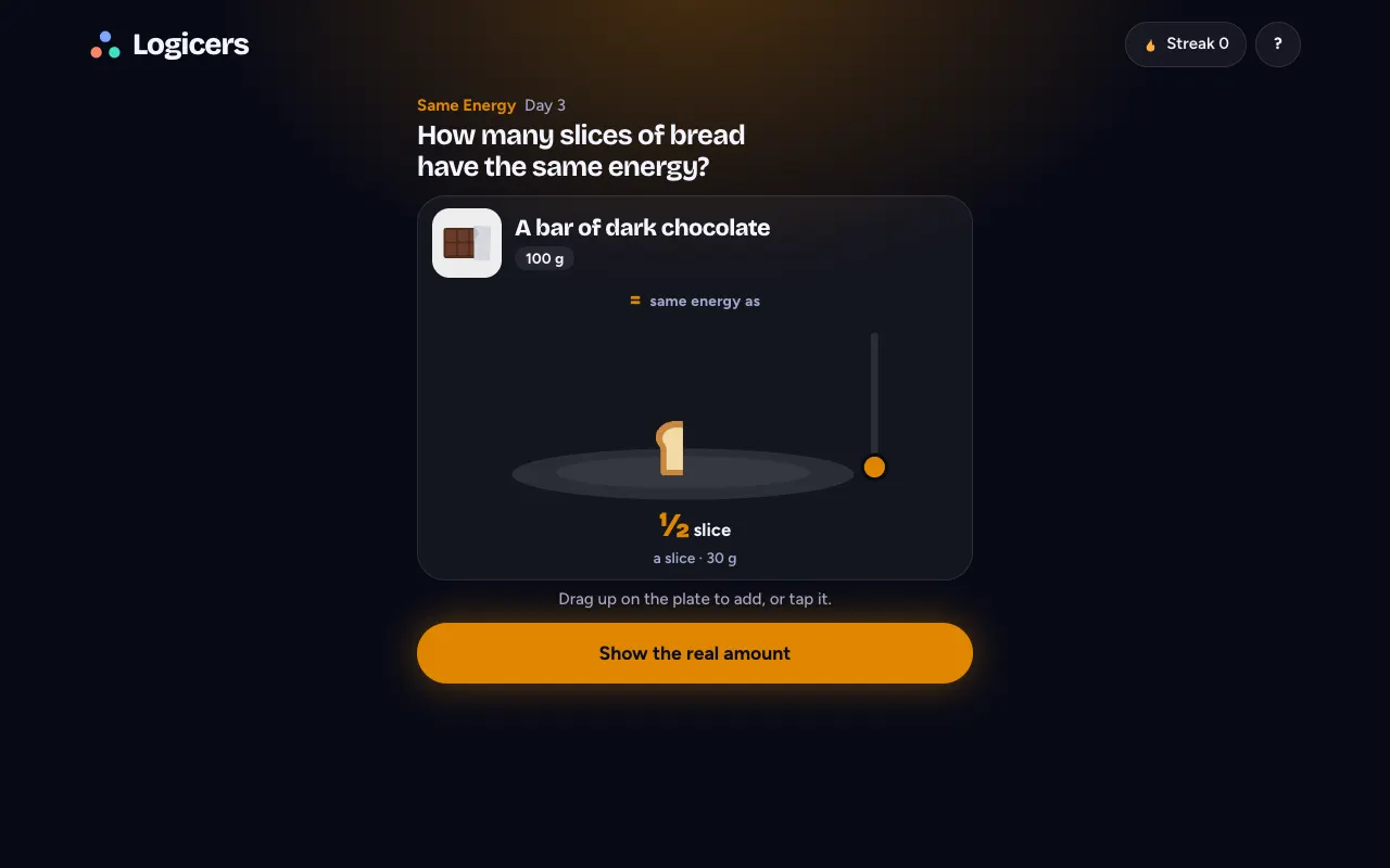 Screenshot of Same Energy — a game like Wordle