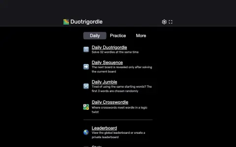Duotrigordle screenshot