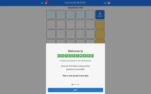 Squareword screenshot