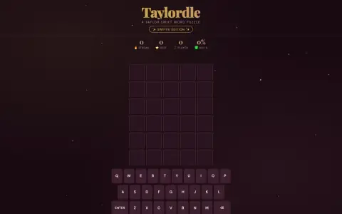 Taylordle screenshot